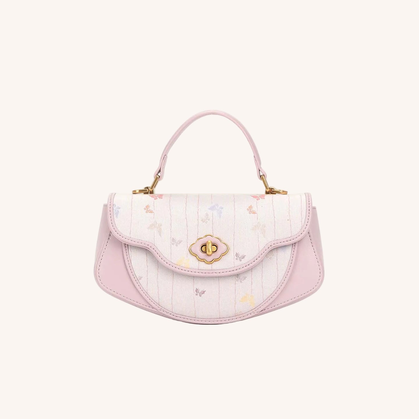 Song Brocade Saddle Bag with Butterfly Motif