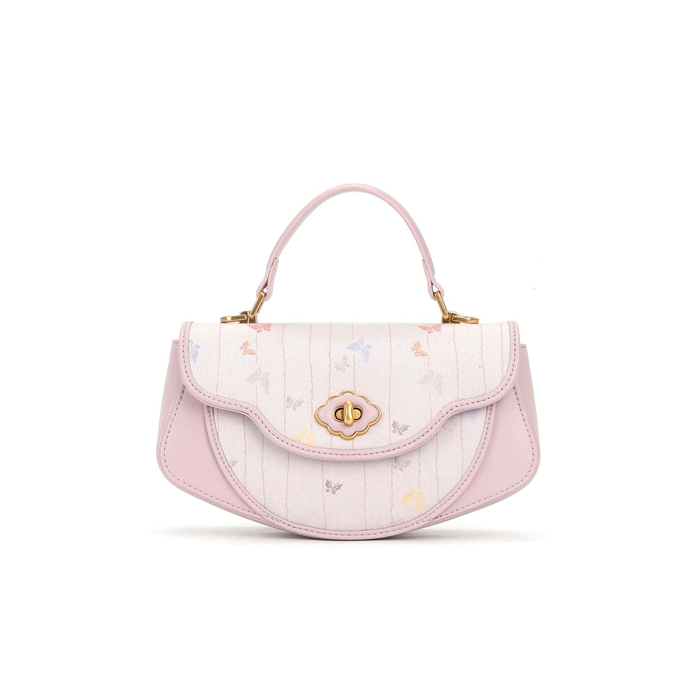 Song Brocade Saddle Bag with Butterfly Motif