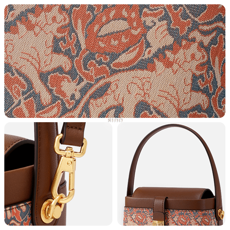 Shu Brocade Sling Bag Legendary Silk Artistry - SinoCultural -- FJ120771-3