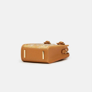 Song Brocade Mulberry Silk Retro Shoulder Handbag - SinoCultural -- P120639