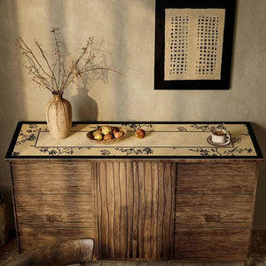 Chinoiserie Buffet & Sideboard Mat Leather Protective Pad - SinoCultural -- TM032A3090