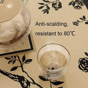 Chinoiserie Buffet & Sideboard Mat Leather Protective Pad - SinoCultural -- TM032A3090