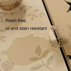 Chinoiserie Buffet & Sideboard Mat Leather Protective Pad - SinoCultural -- TM032A3090