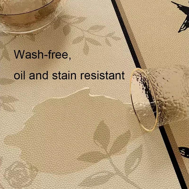 Chinoiserie Buffet & Sideboard Mat Leather Protective Pad - SinoCultural -- TM032A3090