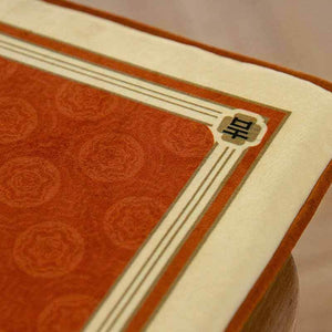 Chinoiserie Auspicious Wishes Dining Chair Cushion Persimmons Blessings - SinoCultural -- WP047A38
