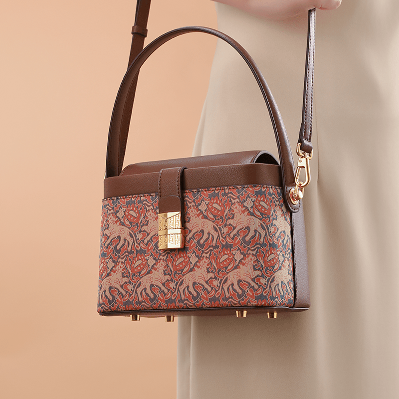Shu Brocade Sling Bag Legendary Silk Artistry - SinoCultural -- FJ120771-3
