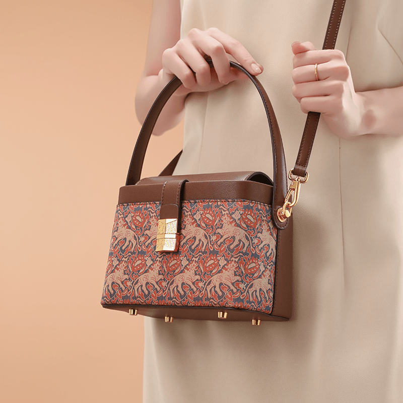 Shu Brocade Sling Bag Legendary Silk Artistry - SinoCultural -- FJ120771-3