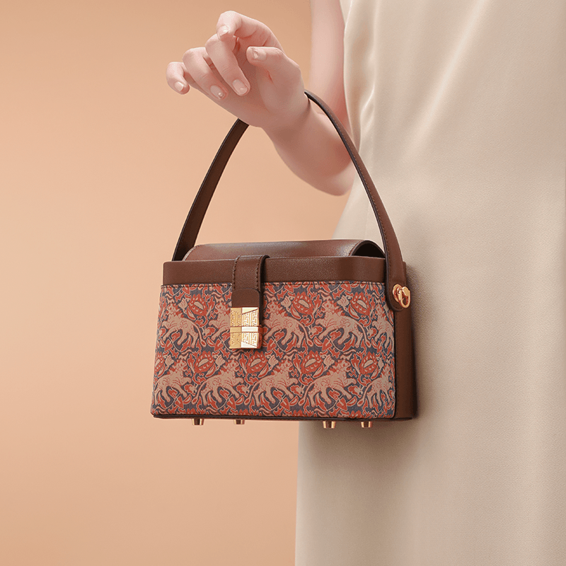 Shu Brocade Sling Bag Legendary Silk Artistry - SinoCultural -- FJ120771-3