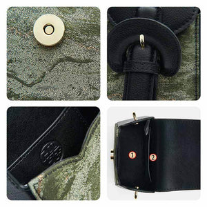 Woven Brocade Vintage Shoulder Phone Bag - SinoCultural -- P210601