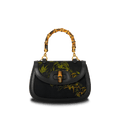 Xiangyunsha Print Crossbody Bamboo Handle Bag for Women - SinoCultural -- P110607