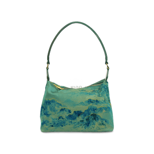 Xiangyunsha Silk Mulberry Silk Vintage Shoulder Bag - SinoCultural -- YSY1002Q