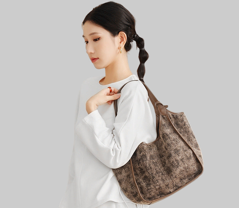 Xiangyun Silk Bag Genuine Leather Women's Single Shoulder Bag