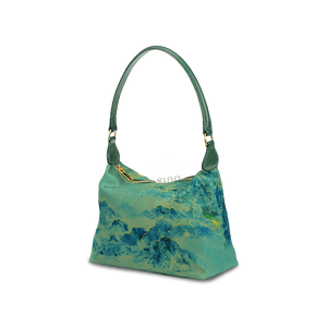 Xiangyunsha Silk Mulberry Silk Vintage Shoulder Bag - SinoCultural -- YSY1002Q