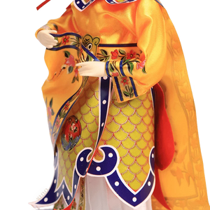 9-Inch Handmade Chinese Doll – Peking Opera Consort Yu Character Collectible - SinoCultural -- XJK0905