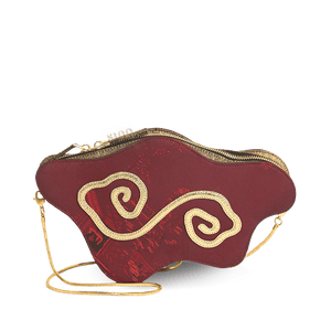 Ultra-Light Cloud Shape Handbag in Recycled Fabric with Hualuo Silk 145g - SinoCultural -- GD1203