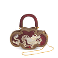 Ultra-Light Ruyi Loong Embroidery Handbag – Recycled Fabric with Hualuo Silk 205g - SinoCultural -- GD1211