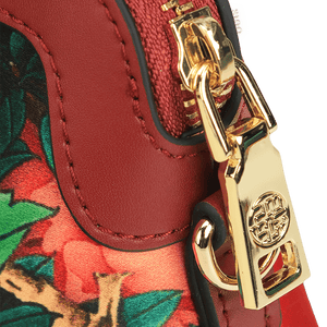Handcrafted Mulberry Silk Clutch Purse for Women | Floral Evening Bag & Wallet - SinoCultural -- P170029-R