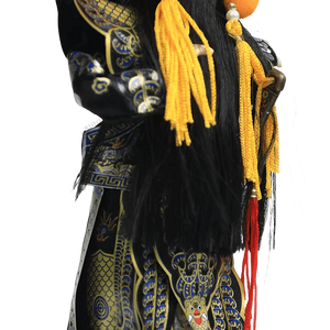 9-Inch Handmade Chinese Doll – Peking Opera Hegemon King Character Collectible - SinoCultural -- XJK0904