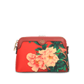Handcrafted Mulberry Silk Clutch Purse for Women | Floral Evening Bag & Wallet - SinoCultural -- P170029-R