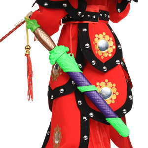 12-Inch Vintage Chinese Dolls - Handmade Peking Opera Mulan Art Collectible - SinoCultural -- T1201001