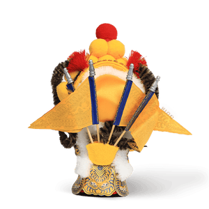 6-Inch Vintage Chinese Dolls - Handmade Peking Opera Wukong Art Collectible - SinoCultural -- QJ0508