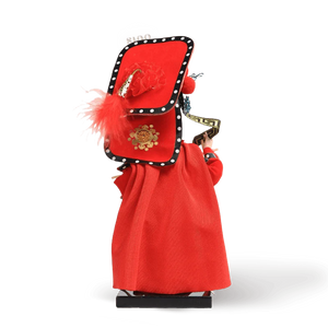 9-Inch Vintage Chinese Dolls - Handmade Peking Opera Mulan Art Collectible - SinoCultural -- NN190801
