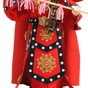 9-Inch Vintage Chinese Dolls - Handmade Peking Opera Mulan Art Collectible - SinoCultural -- NN190801