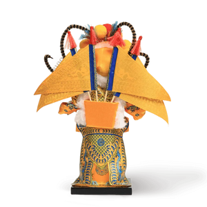 9-Inch Vintage Chinese Dolls - Handmade Peking Opera Wukong Art Collectible - SinoCultural -- XОK090E