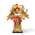 9-Inch Vintage Chinese Dolls - Handmade Peking Opera Wukong Art Collectible - SinoCultural -- XОK090E