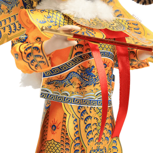 9-Inch Vintage Chinese Dolls - Handmade Peking Opera Wukong Art Collectible - SinoCultural -- XОK090E