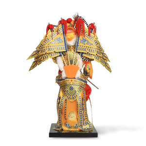 12-Inch Vintage Chinese Dolls - Handmade Peking Opera Wukong Art Collectible - SinoCultural -- JH1256