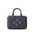 Zhuang Brocade Flying Swallow Embroidered Tote Bag - SinoCultural -- FJ110686