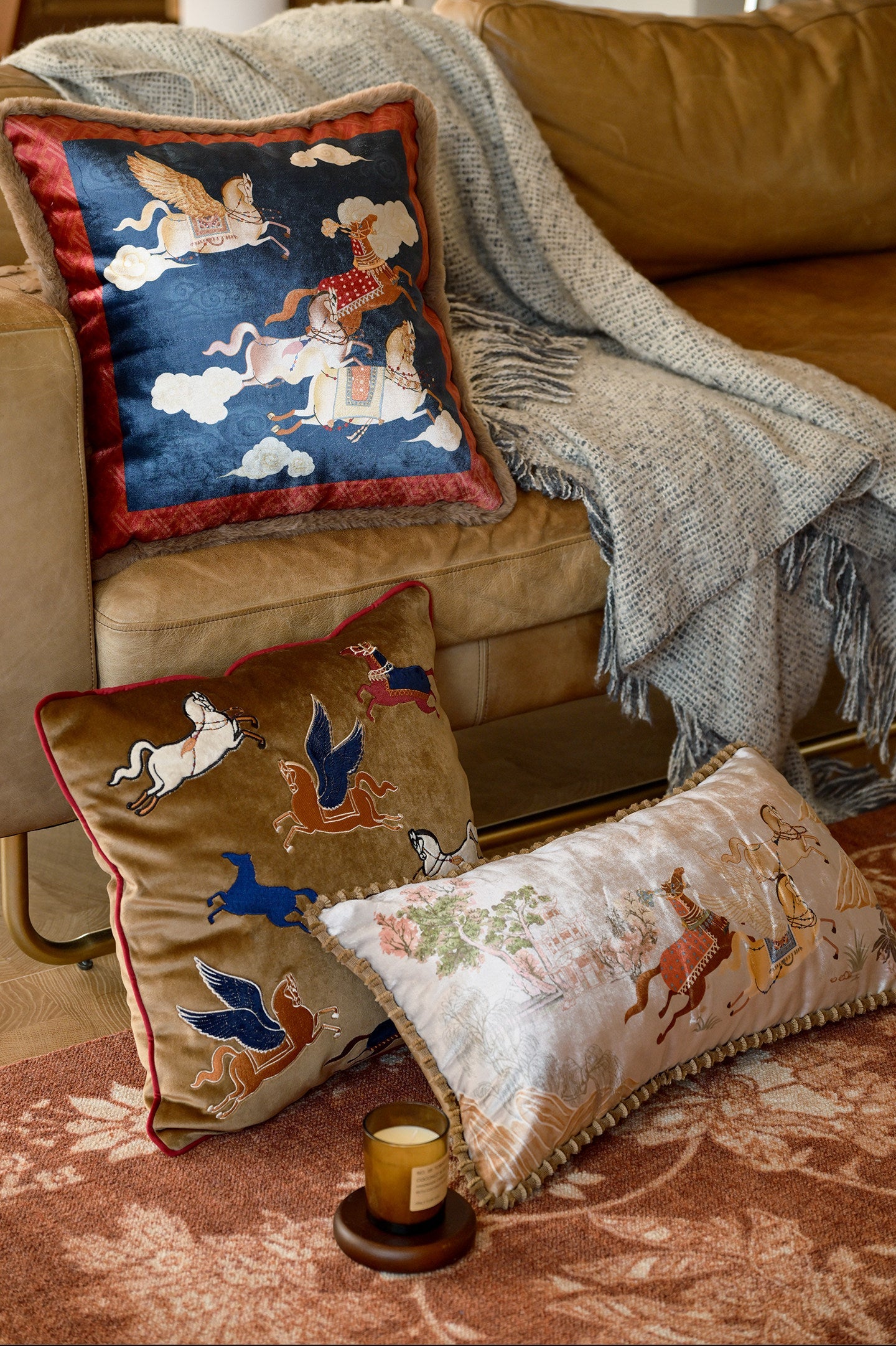 New arrivals in modern Chinese luxury featuring brocade bags, silk accessories, home décor, and meaningful gifts