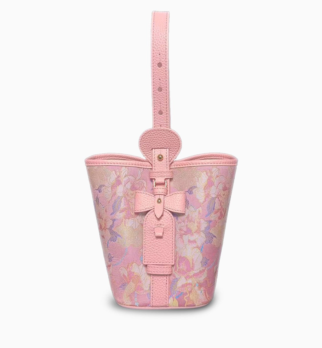 Song Brocade Bag New Chinese Style Genuine Leather Retro Handbag