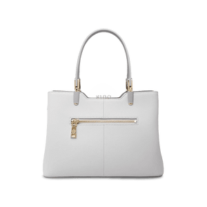 Embroidery Leather Grey Tote Bag Azalea Women Handbag - SinoCultural -- P120321