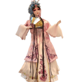 12-Inch Vintage Chinese Dolls - Handmade Peking Opera Du Liniang Art Collectible