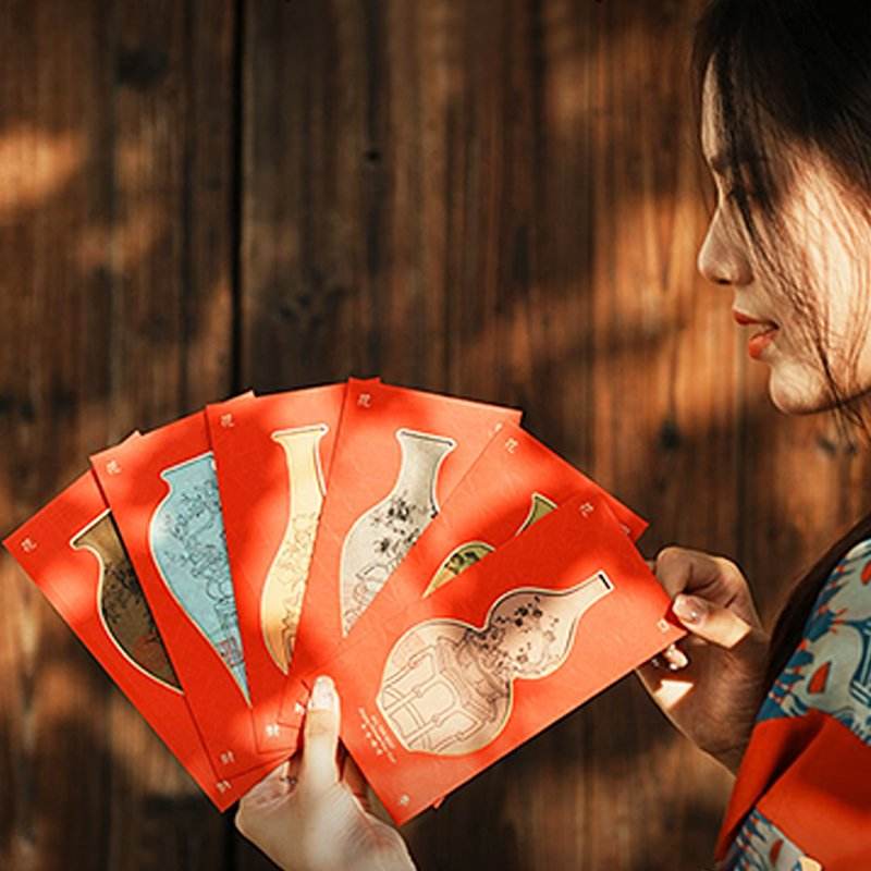 Chinese New Year Red Envelopes 2025 New Year Gift Lai See Pack - SinoCultural -- CNY027