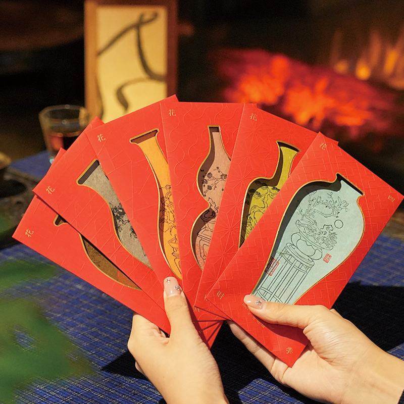 Chinese New Year Red Envelopes 2025 New Year Gift Lai See Pack - SinoCultural -- CNY027