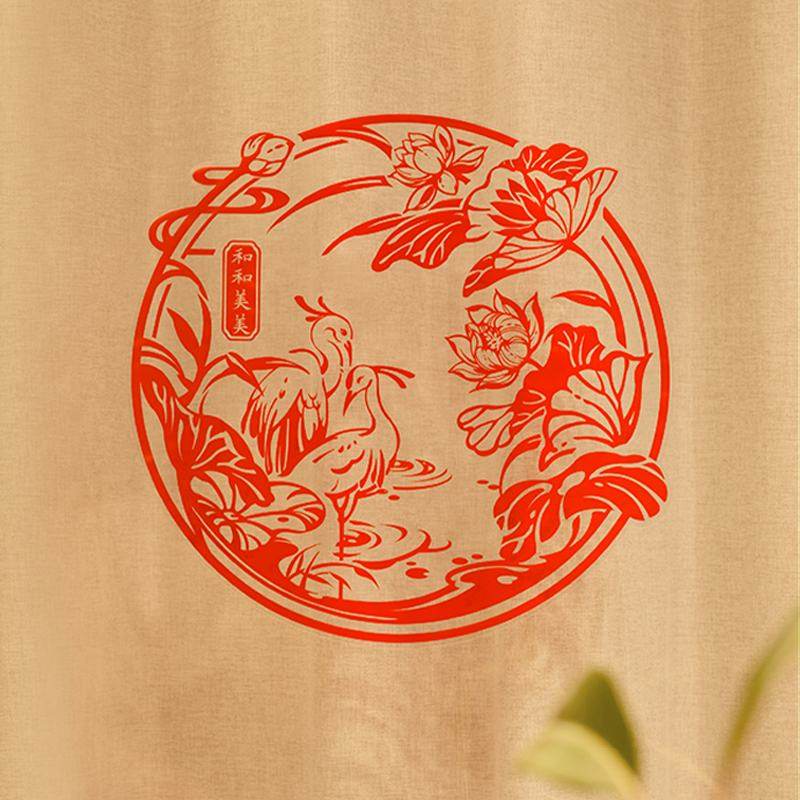 Chinese New Year Decorations Spring Festival Window Clings - SinoCultural -- CNY002-1