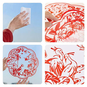 Chinese New Year Decorations Spring Festival Window Clings - SinoCultural -- CNY002-1