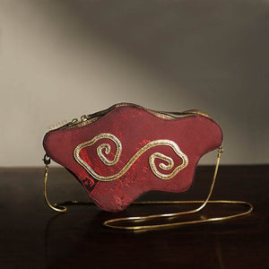 Ultra-Light Cloud Shape Handbag in Recycled Fabric with Hualuo Silk 145g - SinoCultural -- GD1203