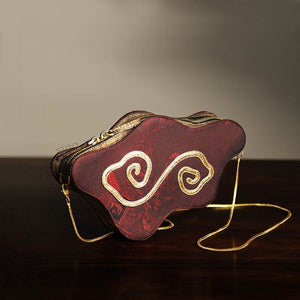 Ultra-Light Cloud Shape Handbag in Recycled Fabric with Hualuo Silk 145g - SinoCultural -- GD1203
