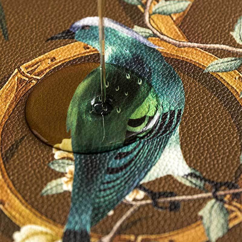 2-Piece Chinoiserie Vintage Classic Palace Style Thick Table Mat - SinoCultural -- TM043A3045