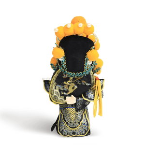 6-Inch Handmade Xiang Yu Chinese Doll – Imposing Desk Accessory - SinoCultural -- QJ0611