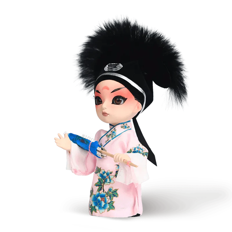 6-Inch Handmade Xu Xian Scholar Chinese Doll – Elegant Desk Accessory - SinoCultural -- QJ0605