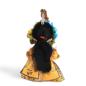6-Inch Handmade Yu Ji Chinese Opera Doll – Elegant Desk Accessory - SinoCultural -- QJ0612