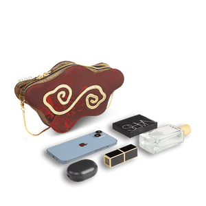 Ultra-Light Cloud Shape Handbag in Recycled Fabric with Hualuo Silk 145g - SinoCultural -- GD1203