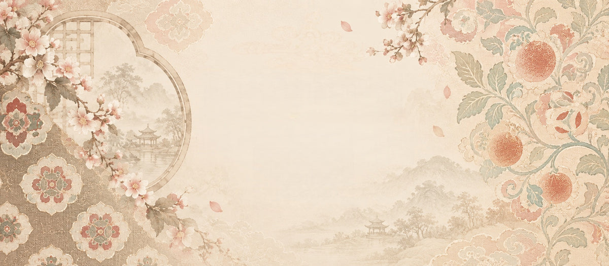 Twelve Flower Goddesses heritage story image for floral silk scarves