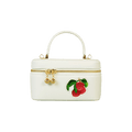 Handcrafted Embroidered Lychee Makeup Bag - SinoCultural -- BXW06WCS189A01