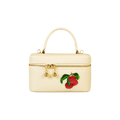 Handcrafted Embroidered Lychee Makeup Bag - SinoCultural -- BXW06WCS189A04